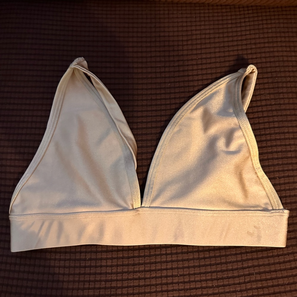 tiger Fridays size adult small  bralette Gold